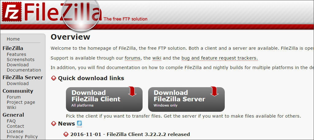 Filezilla Client For Mac Os X